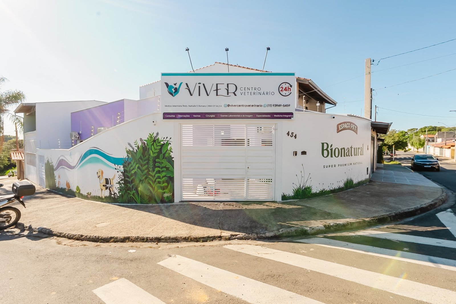 Fachada da Viver Centro Veterinário